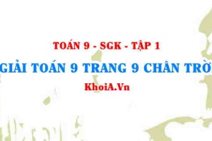 Giải Toán 9 trang 9 Chân trời sáng tạo Tập 1
